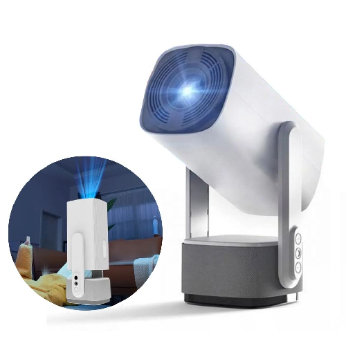 Pan Tilt Portable Smart Projector – 4K 5GHz WiFi