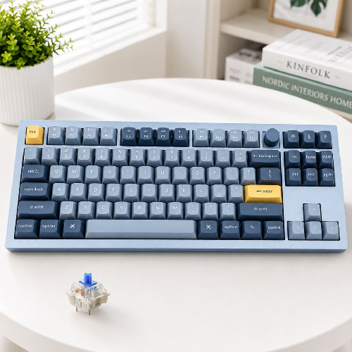 Hot Swappable Mechanical Keyboard – RGB Knob Gaming Keyboard Keychron Q3-N2