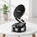 Porodo VacuSeal 360° Rotatable Foldable Magnetic Vacuum Suction Holder - Black