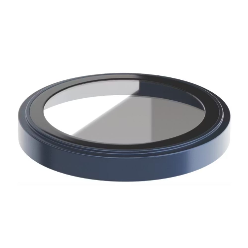 Levelo Lucent Trio 9H Hardness Camera Lens Protector for iPhone 15 Pro/15 Pro Max-Blue