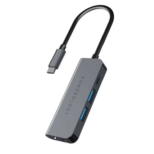 USB-C Hub 4-in-1 – HDMI & PD Adapter Powerology