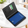 Green Lion Smart Passport Holder Apple Find My RFID Travel Wallet Black