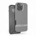 Levelo Pelle Leather Case for iPhone 16 Pro Max -Gray