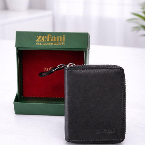 Black Buffalo Premium Leather Wallet - Black