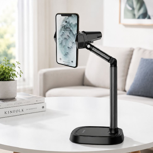 Porodo Multi-angle Desktop Phone Stand - Black