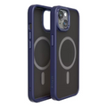 Levelo Magsafe Kayo iPhone 14 Matte Back Case - Blue/Blue