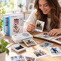 Powerology Instant Photo Printer Cartridge 2.2 x 3.4 Inch – 20 Films – White