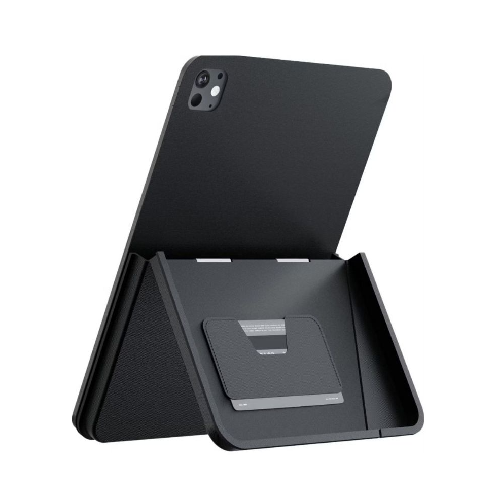 Levelo Omni 4 In-1 Case With Built-In Hand-Grip For iPad Pro 11" 2024-Black