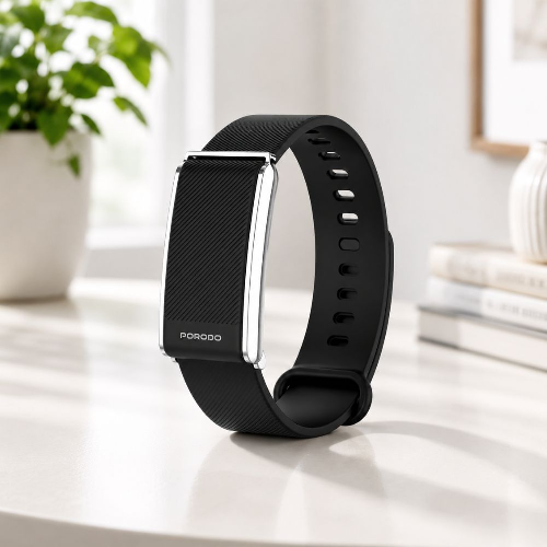 Porodo TrackFit Smart Fitness Band – IP68 Waterproof Fitness Tracker with Heart Rate & Sleep Monitor