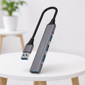 Porodo Blue 4 in1 USB-A Hub