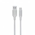 Green Lion USB-A to USB-C PVC Cable 1M 2.4A - White