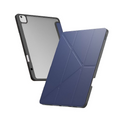 Levelo Conver Clear Back Hybrid iPad Air 13" 2024 Case-Blue