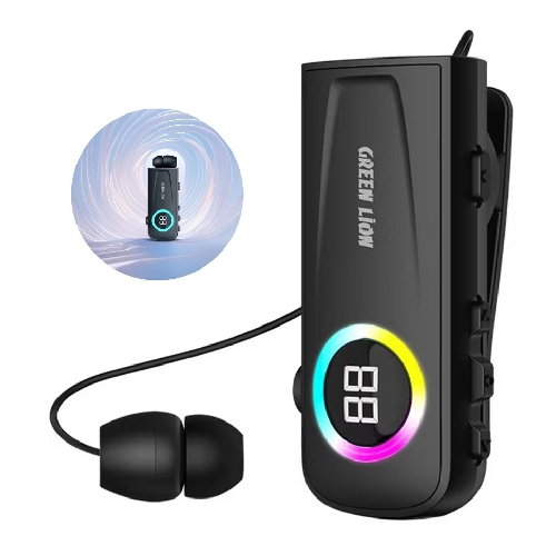 Wireless Bluetooth Headset – Mono – Green Lion Black