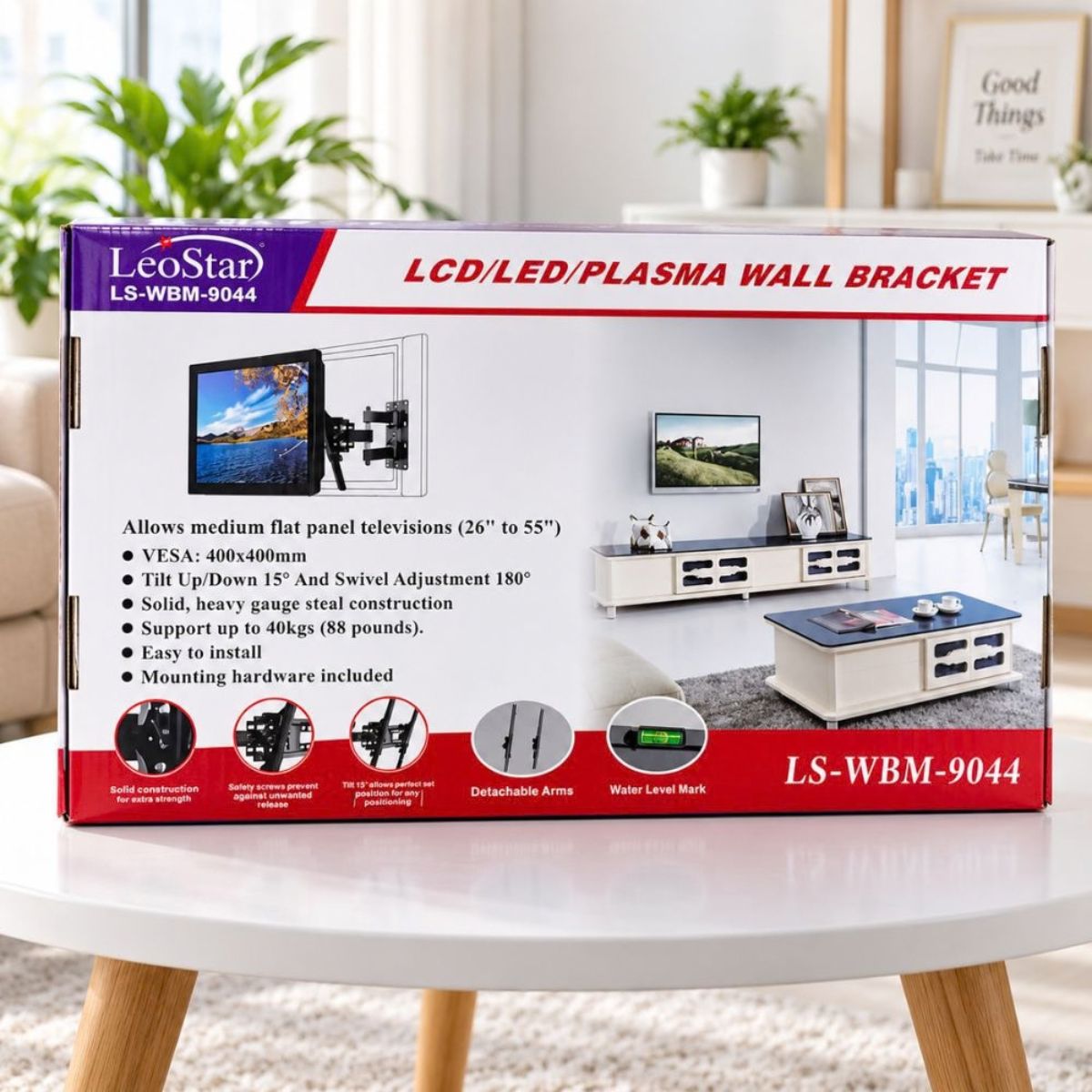 Leostar Full Motion TV Wall Bracket 26-55 Inch LS-WBM-9044