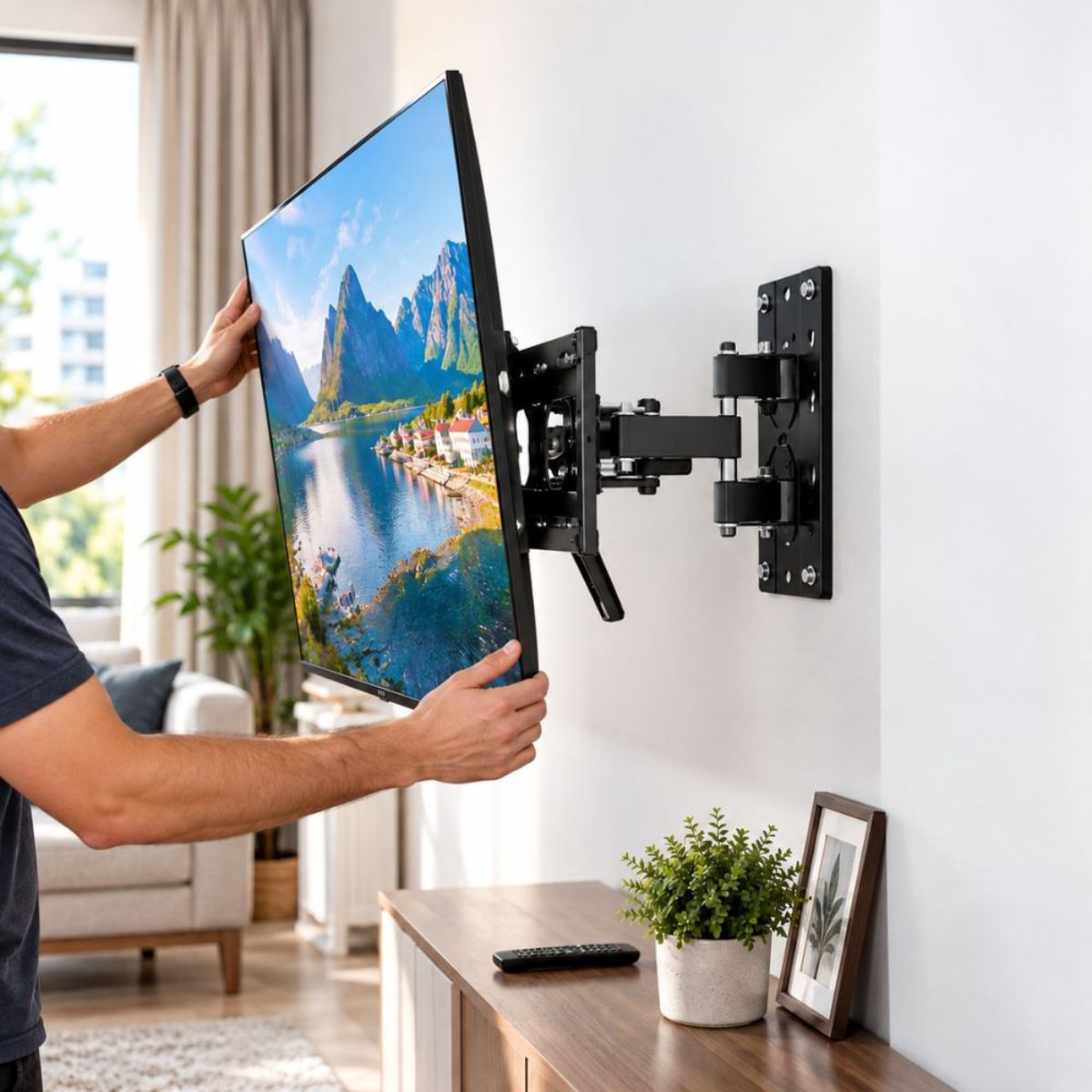 Leostar Full Motion TV Wall Bracket 26-55 Inch LS-WBM-9044