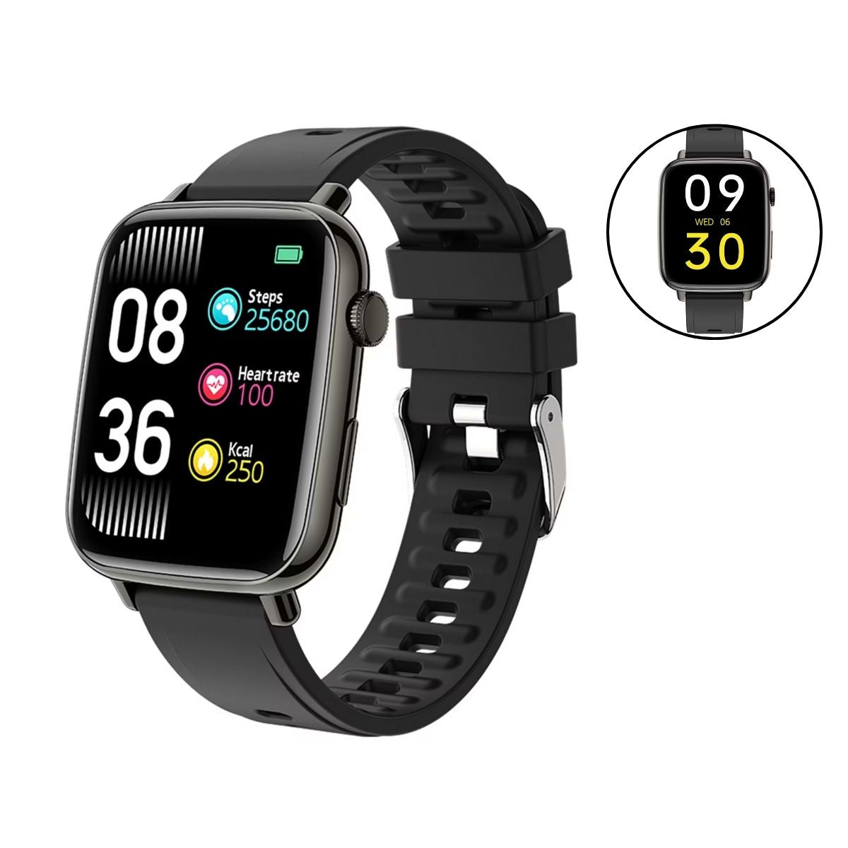 Porodo Verge Smart Watch - Black