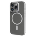 Levelo MagSafe Glory Back Case For iPhone 14 Pro - Matte Clear/Silver