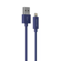 Porodo PVC Lightning Cable 1.2m 2.4A - Blue