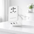 Universal Travel Charger & Travel Adapter – GaN Fast Charger Powerology White