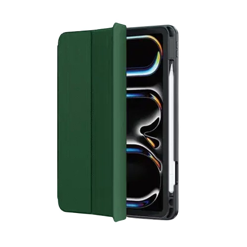 Green Lion Hogo Premium Case with Pencil Holder - iPad Pro 13 inch - Green