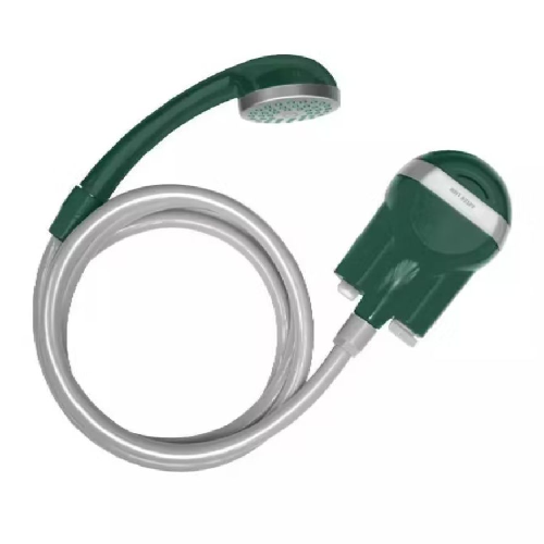 Portable Camping Shower – Rechargeable Outdoor Shower Green Lion
