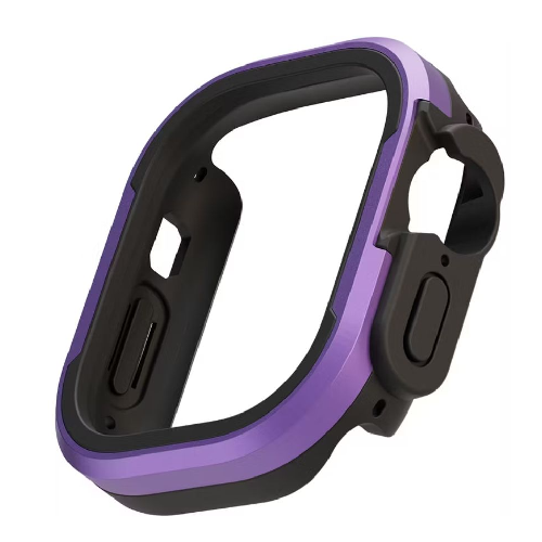 Levelo Rugged Armour Shield Case For Apple Watch 49mm -Purple