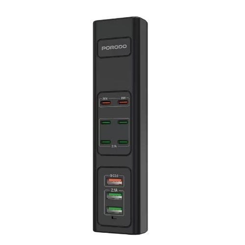 Porodo 85W Multi-Port USB Charging Hub