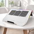 Porodo Gaming Aluminum Multi-Fan Cooling Pad