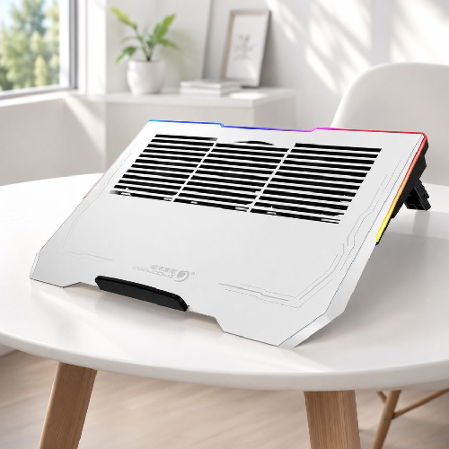 Porodo Gaming Aluminum Multi-Fan Cooling Pad