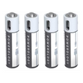 Powerology USB Rechargeable Lithium-ION AAA Battery (450mAh / 675mWh)