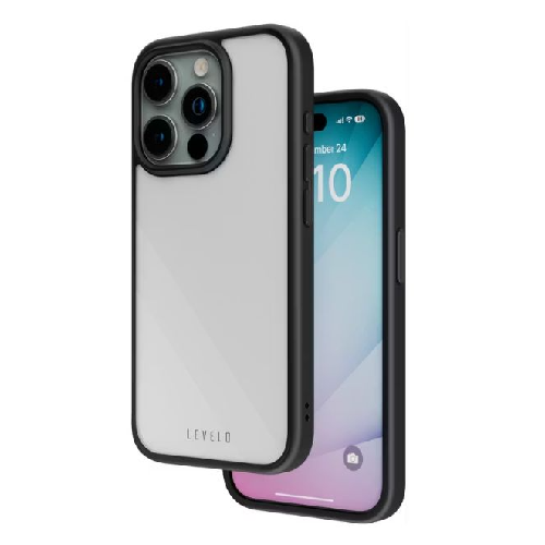 Levelo Solo Case For iPhone 15 Pro - Black