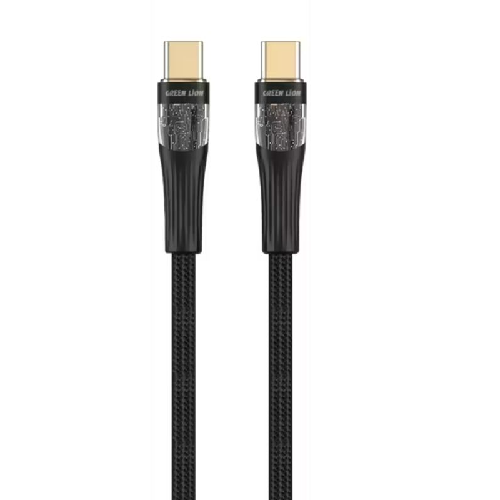 Green Lion Transparent Cable USB-C to USB-C