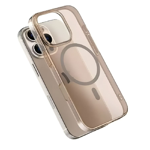 Green Lion MagSafe Delgado Case for iPhone 16 Pro- Desert Titanium