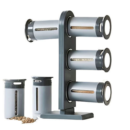 6 - Canister Magnetic Spice Stand