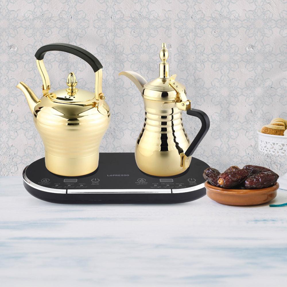 LePresso Electrical Arabic Coffee and Tea Maker 1600W - Gold