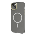 Levelo MagSafe Sensa Clear Back Case For iPhone 14 Plus - Clear or Silver