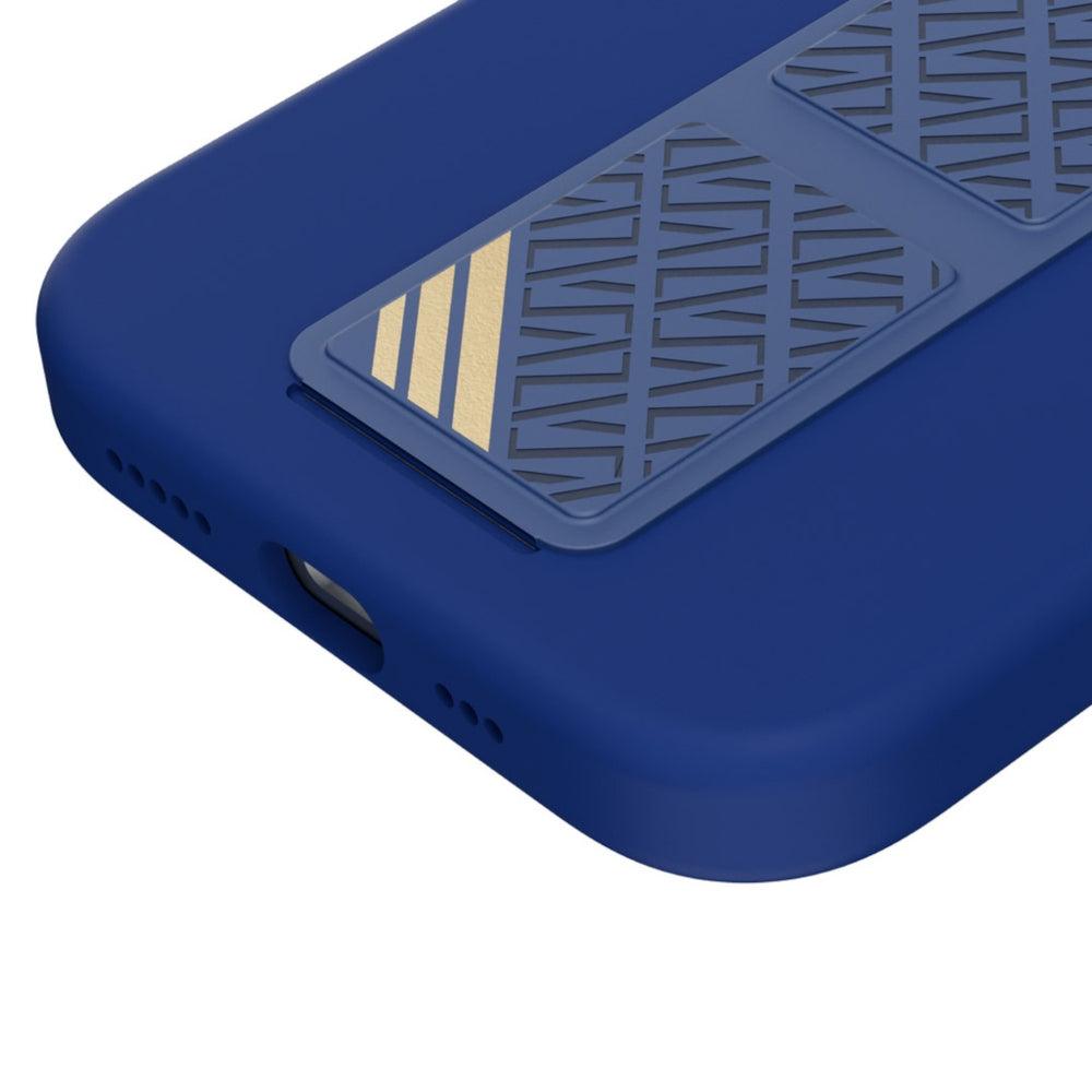 Levelo Morphix Silicone Case With Leather Grip For Iphone 15 Pro Green